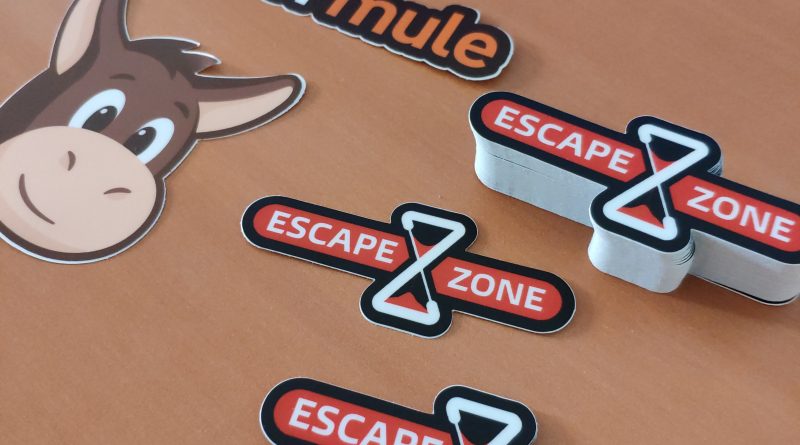 autocollant escape zone